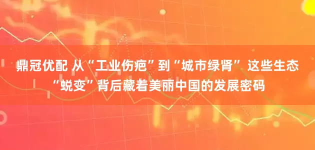 鼎冠优配 从“工业伤疤”到“城市绿肾” 这些生态“蜕变”背后藏着美丽中国的发展密码